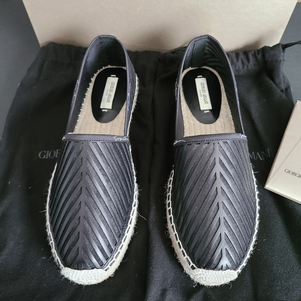 Giorgio Armani Women's Napa Leather Espadrilles